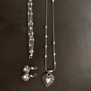 Brighton Reno Heart Earring, Bracelet & Necklace
